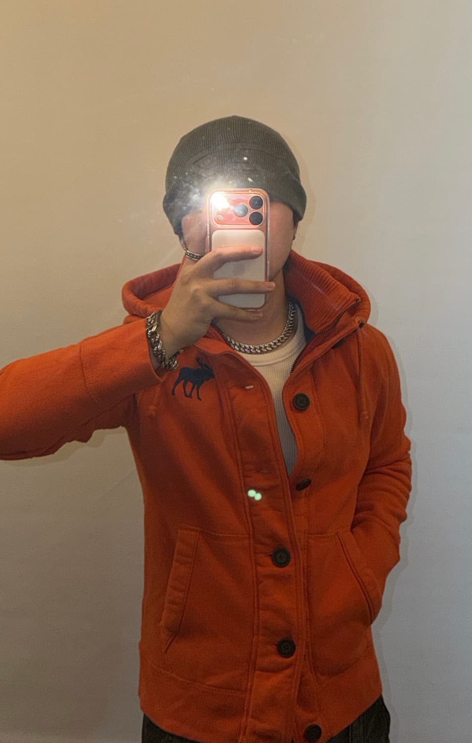 아베크롬비 빅로고 y2k 후드자켓 상품이미지1