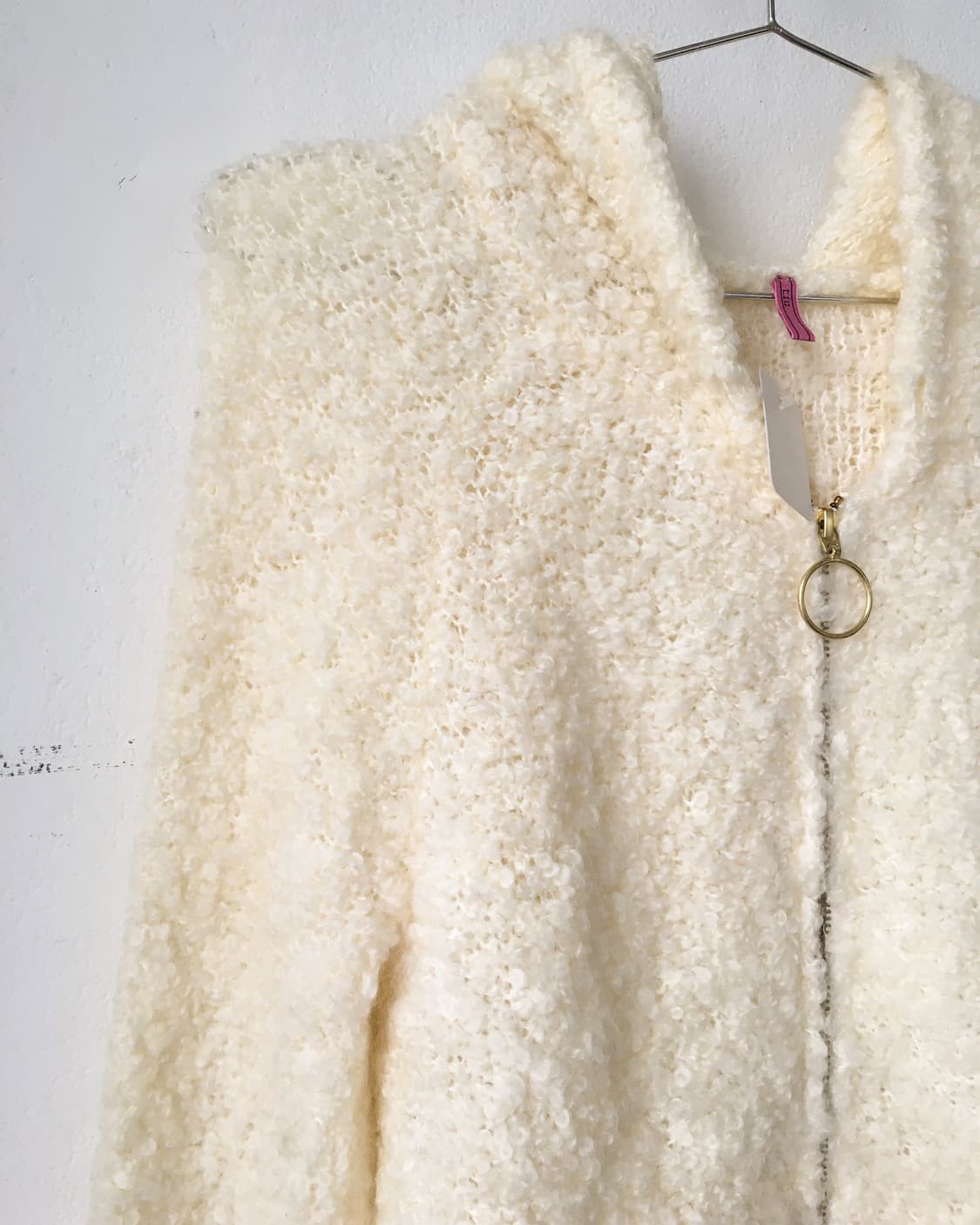 Fake lamb fur mood hood zip up 상품이미지4