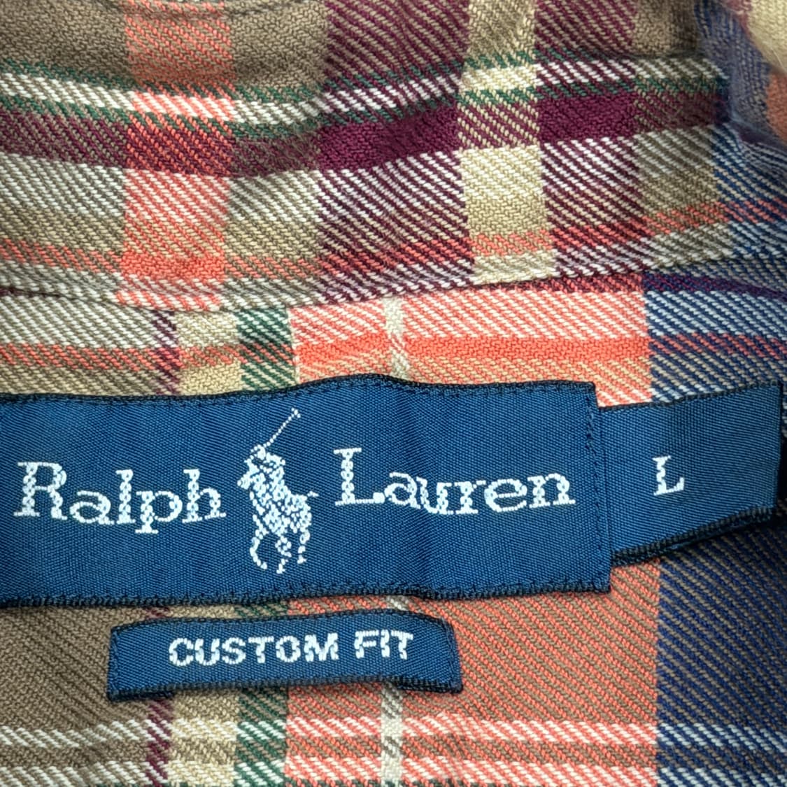 폴로 랄프로렌 체크 셔츠 남방 L 상품이미지4