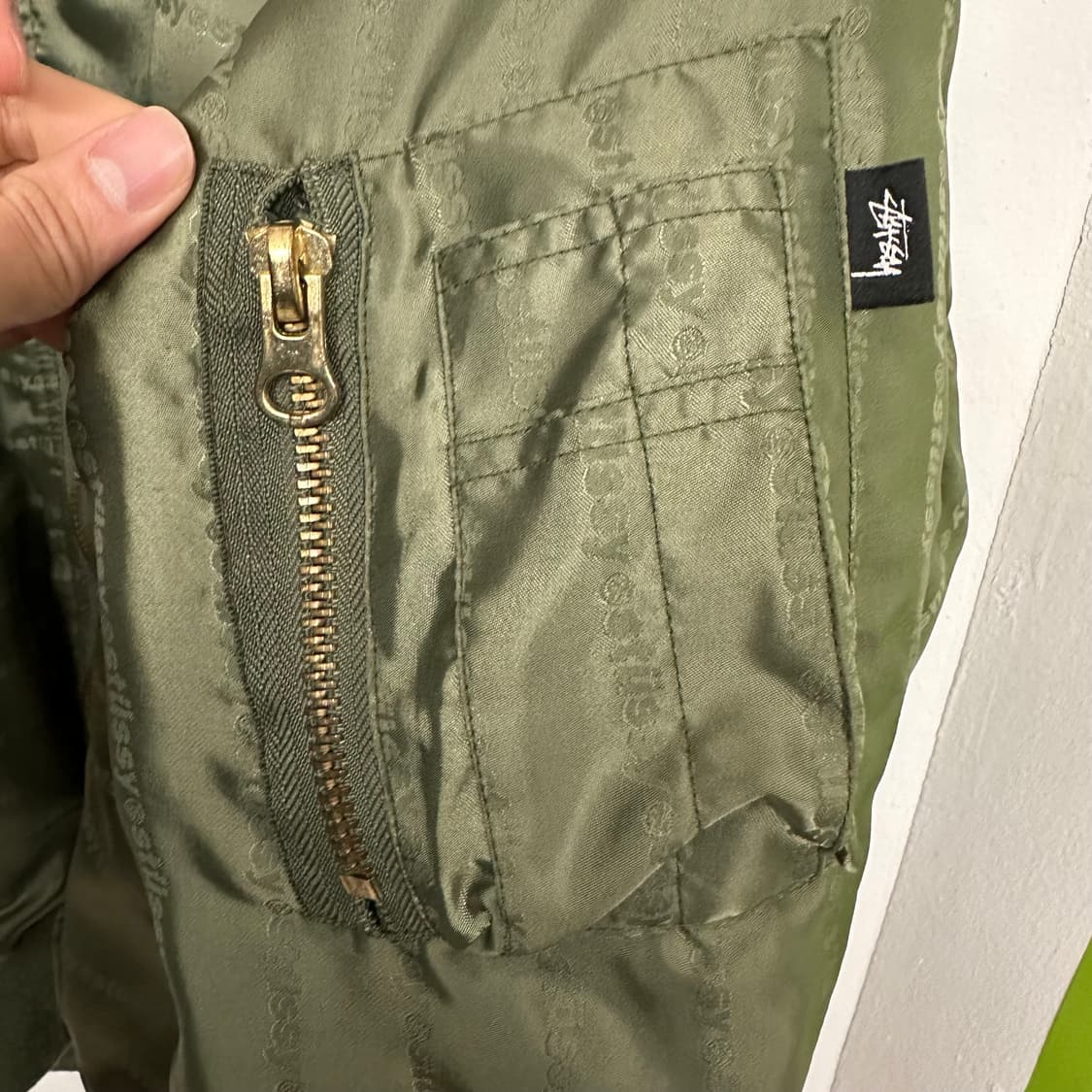 스투시 리버서블 MA-1 자켓 상품이미지3