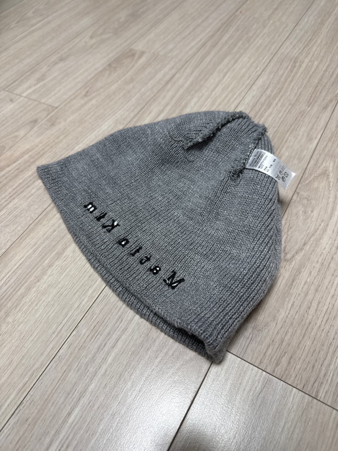 Matin Kim 마뗑킴 클래식 비니 그레이 상품이미지4