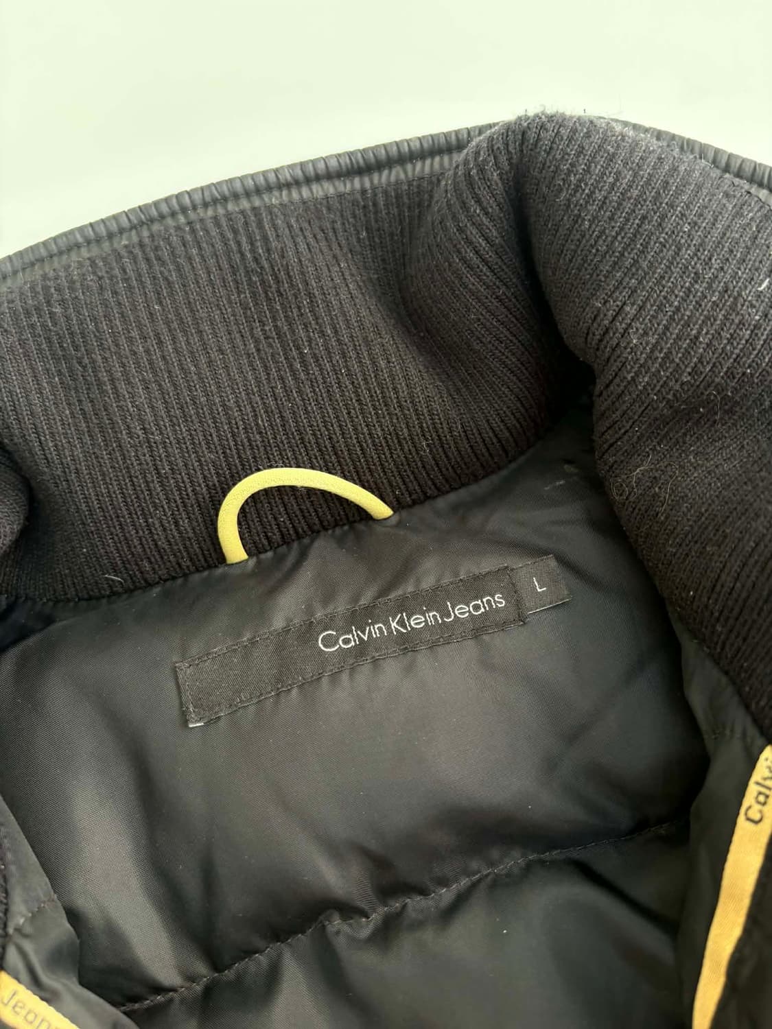 [L] 캘빈클라인 진스 00s 유틸리티 다운 푸퍼 패딩 해링턴 자켓 상품이미지3