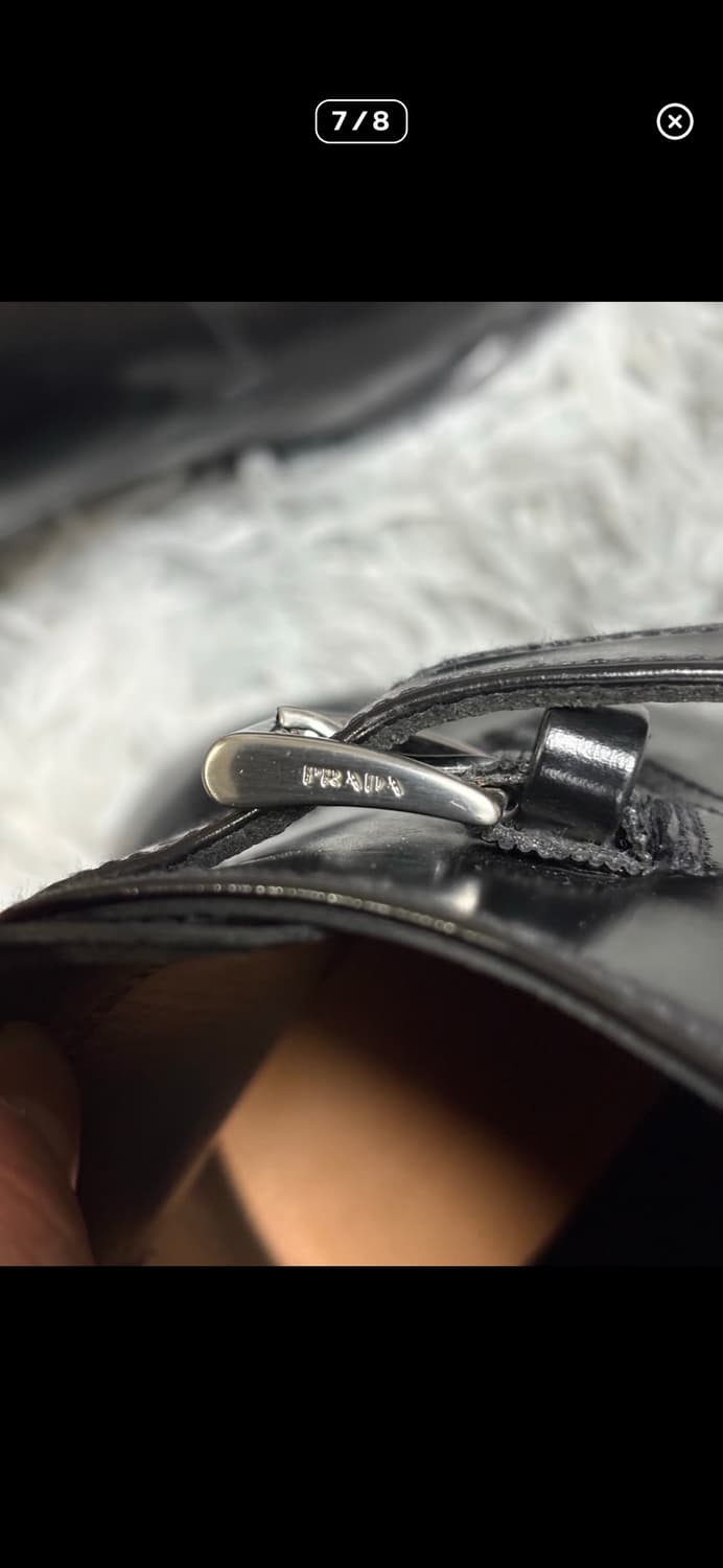 Prada 빈티지 몽키스트랩슈즈 상품이미지5