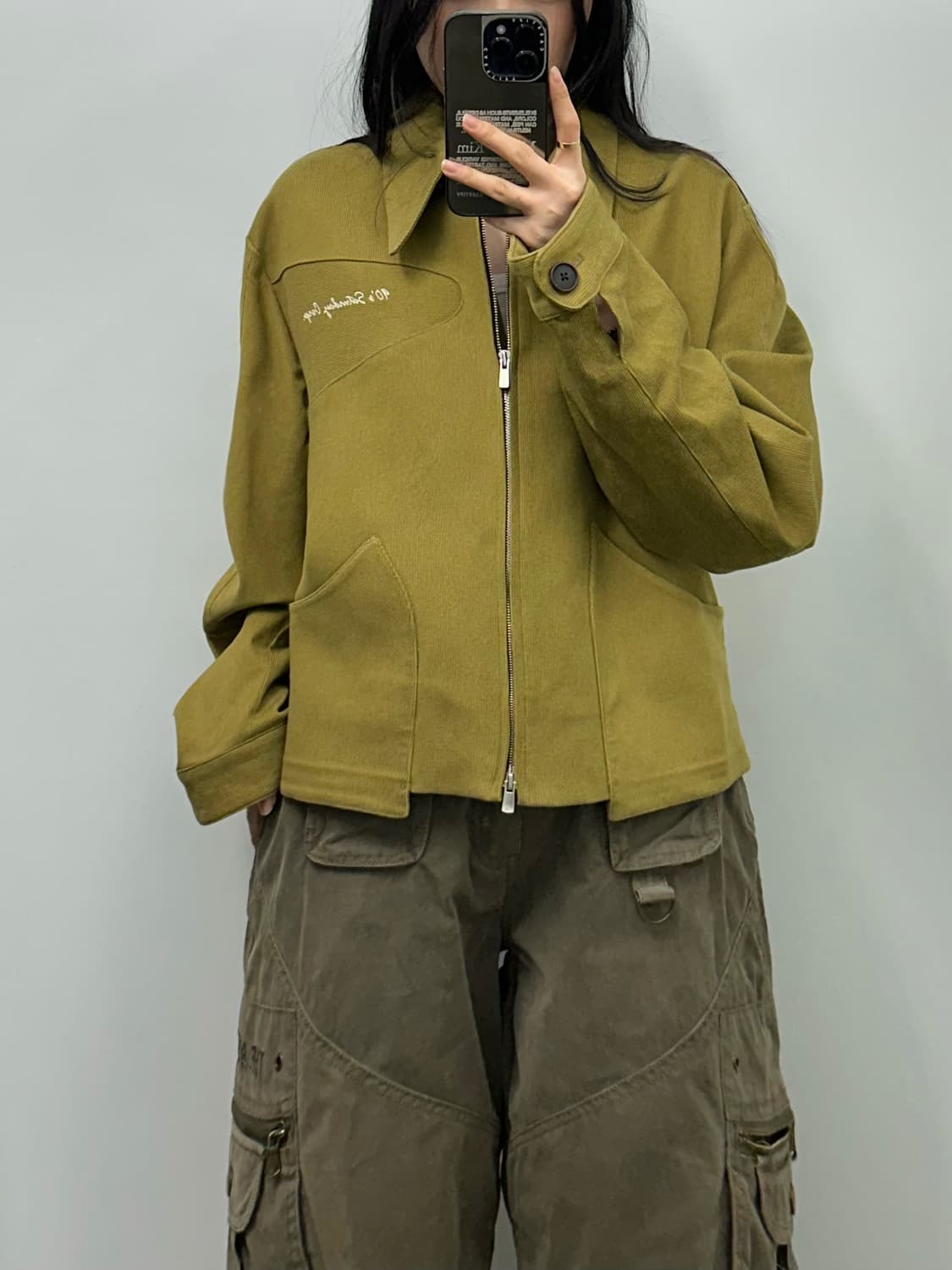 STU 에스티유 패치 포켓 올리브 자켓  상품이미지1