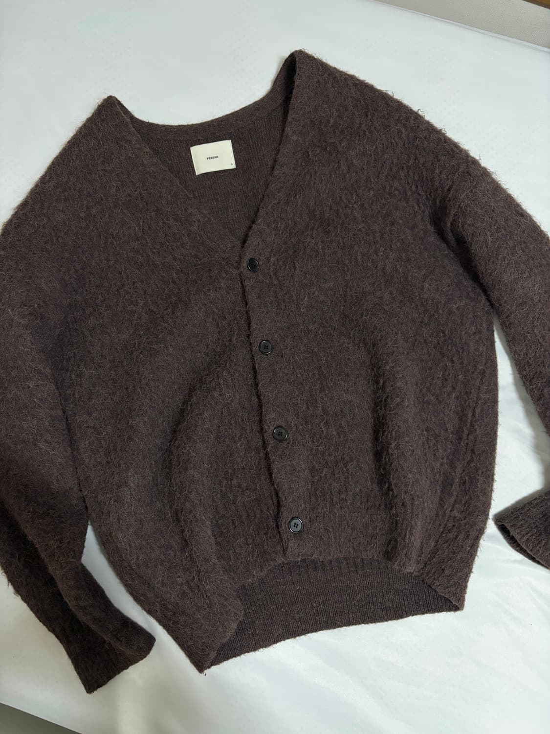 퍼렌 모헤어 가디건 브라운 2사이즈 상품이미지2