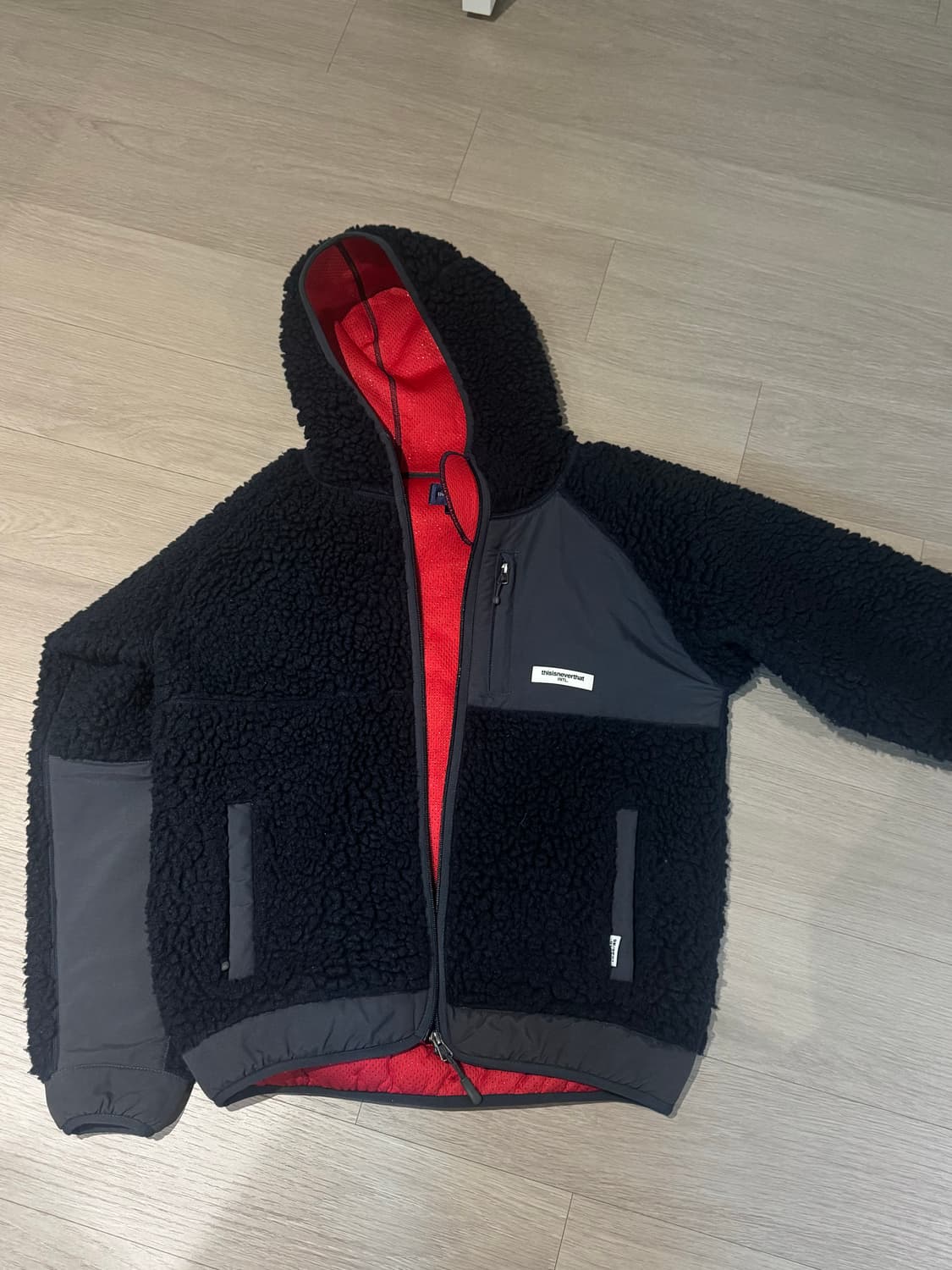 디즈이즈네버닷 후리스 여성L/남성S 상품이미지1