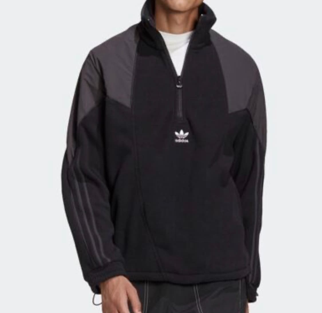 아디다스 남성 후리스 아노락 반집업 상품이미지1