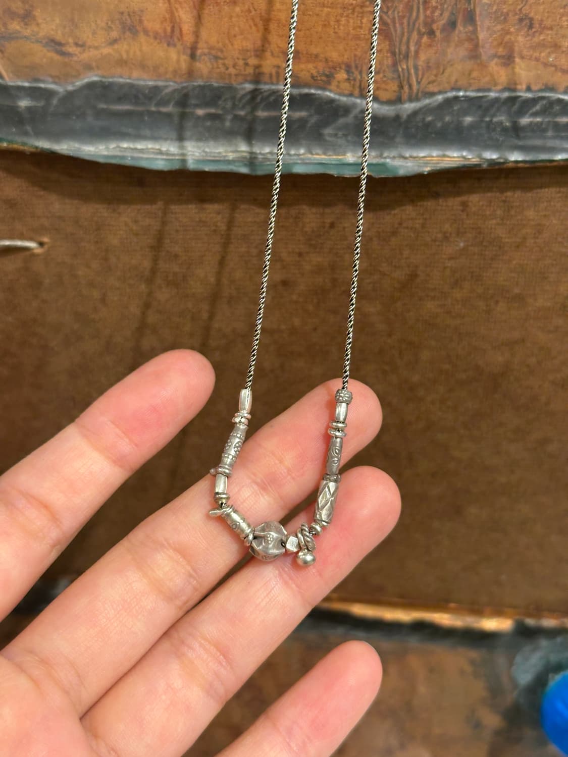 Musta karen Silver Mix Necklace 상품이미지2