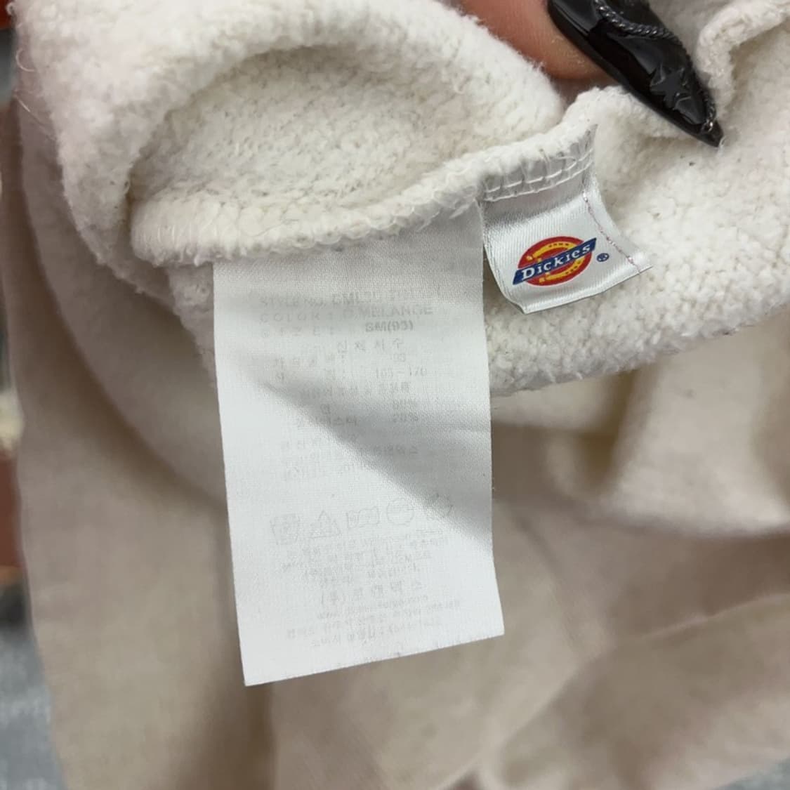 디키즈 올드스쿨 레트로 00's 약기모 후드티 S/M C08603 상품이미지6