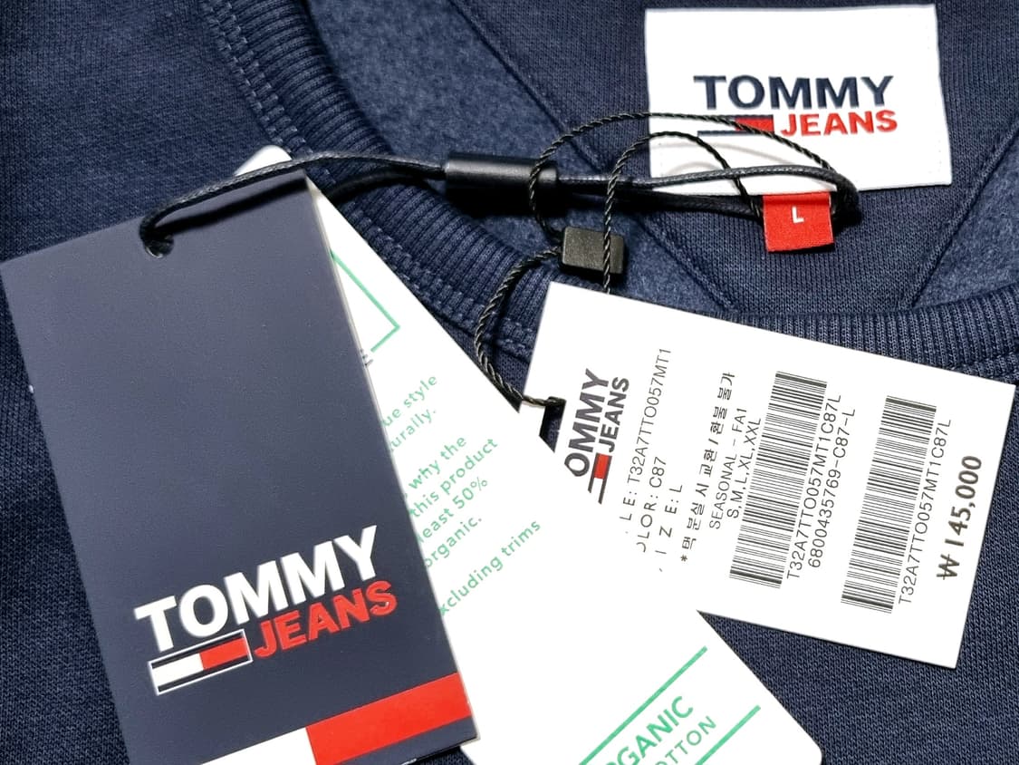 {새상품} 타미 기모 맨투맨 [L] 상품이미지4