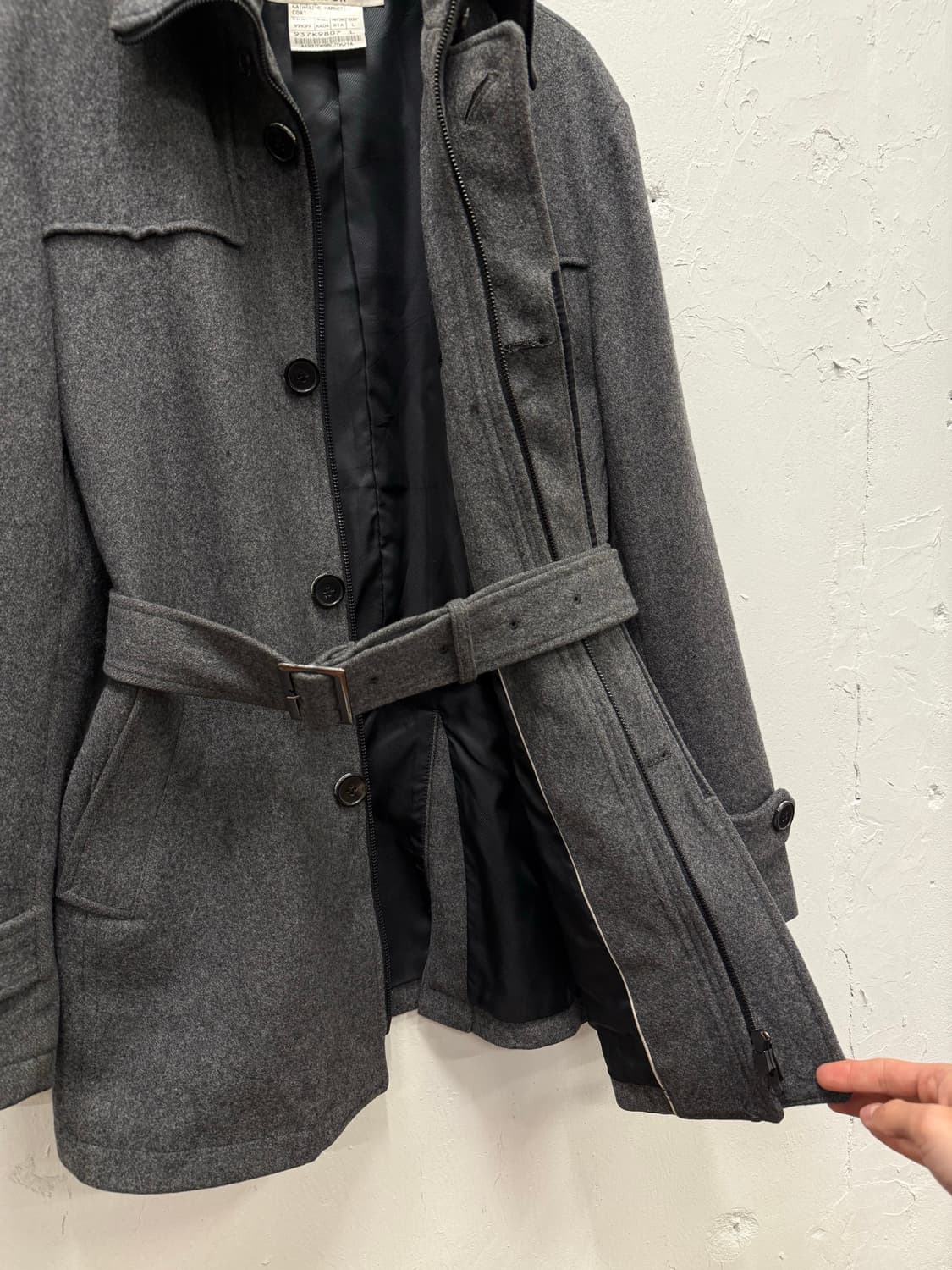 66) Katharine Hamnett London Grey Wool B 상품이미지3