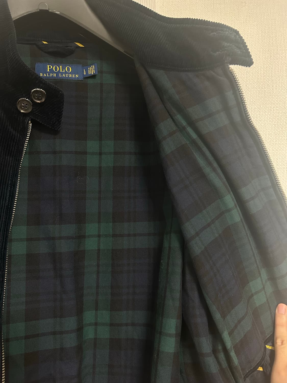 폴로 코듀로이 바라쿠다 바라쿠타 자켓 네이비 L 상품이미지5