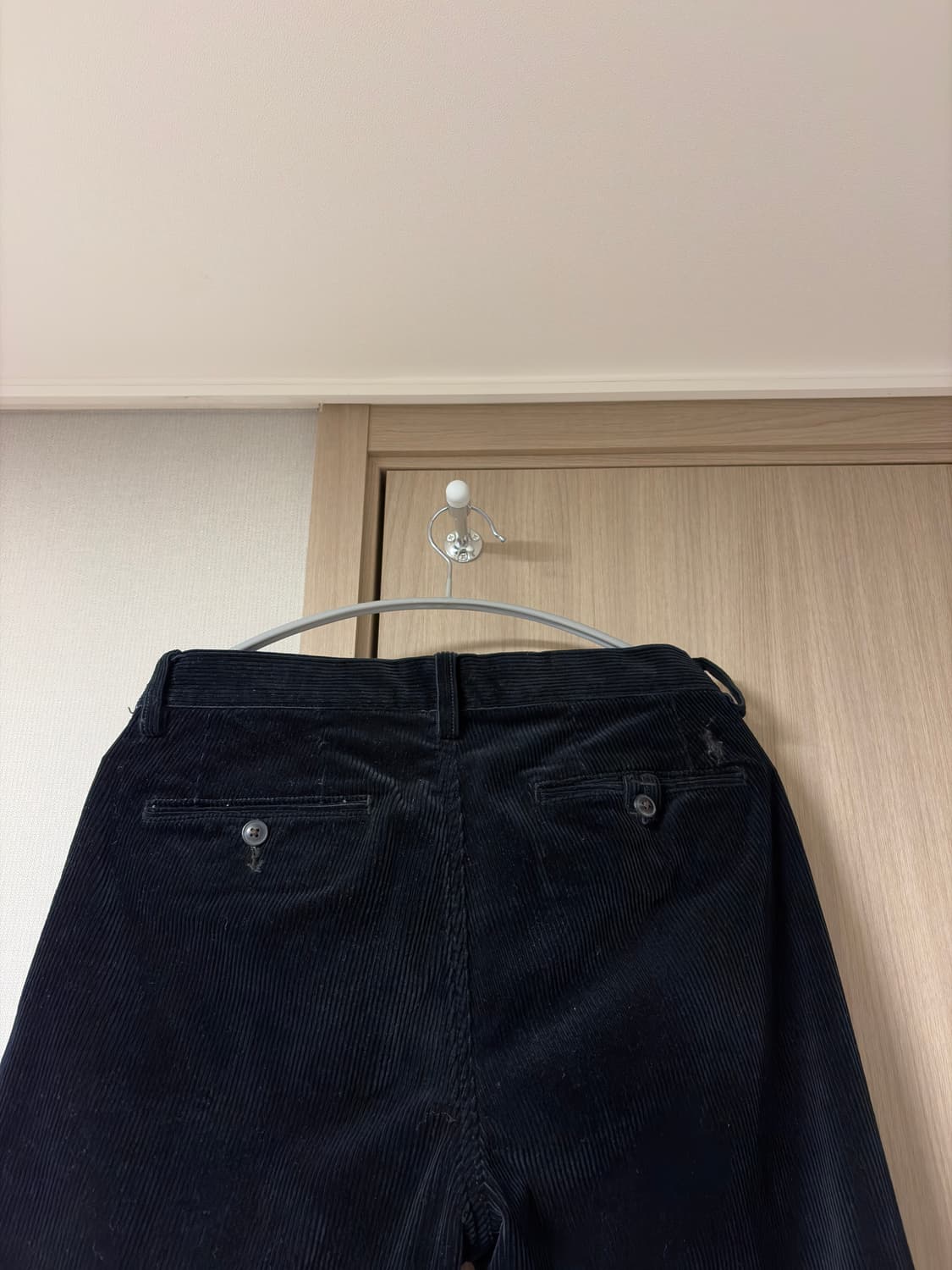 [30] 폴로 24fw 스트레치 스트레이트핏 코듀로이 팬츠 블랙 상품이미지2