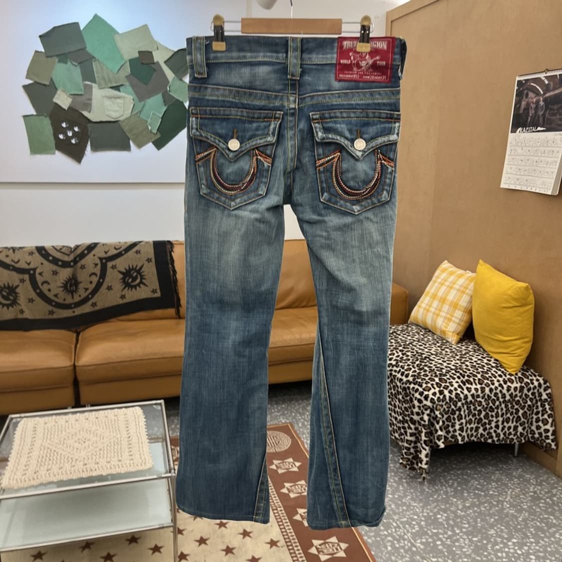 트루릴리전 835 올드스쿨 레트로 Y2K 데님팬츠 28인치 C09963 상품이미지3