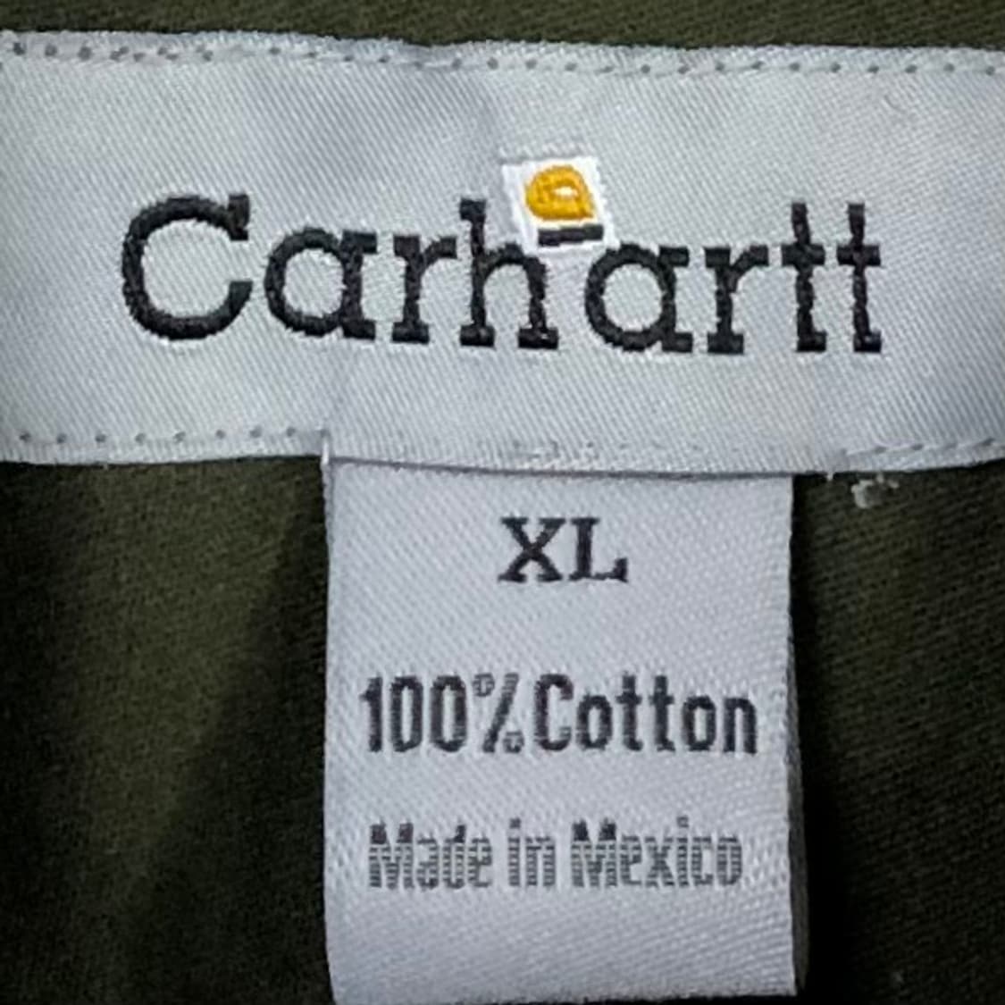 XL 칼하트 카키 워크 셔츠 상품이미지3