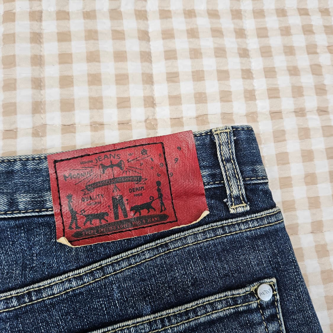 모드나인 스판 데님 청바지 남자32 상품이미지6