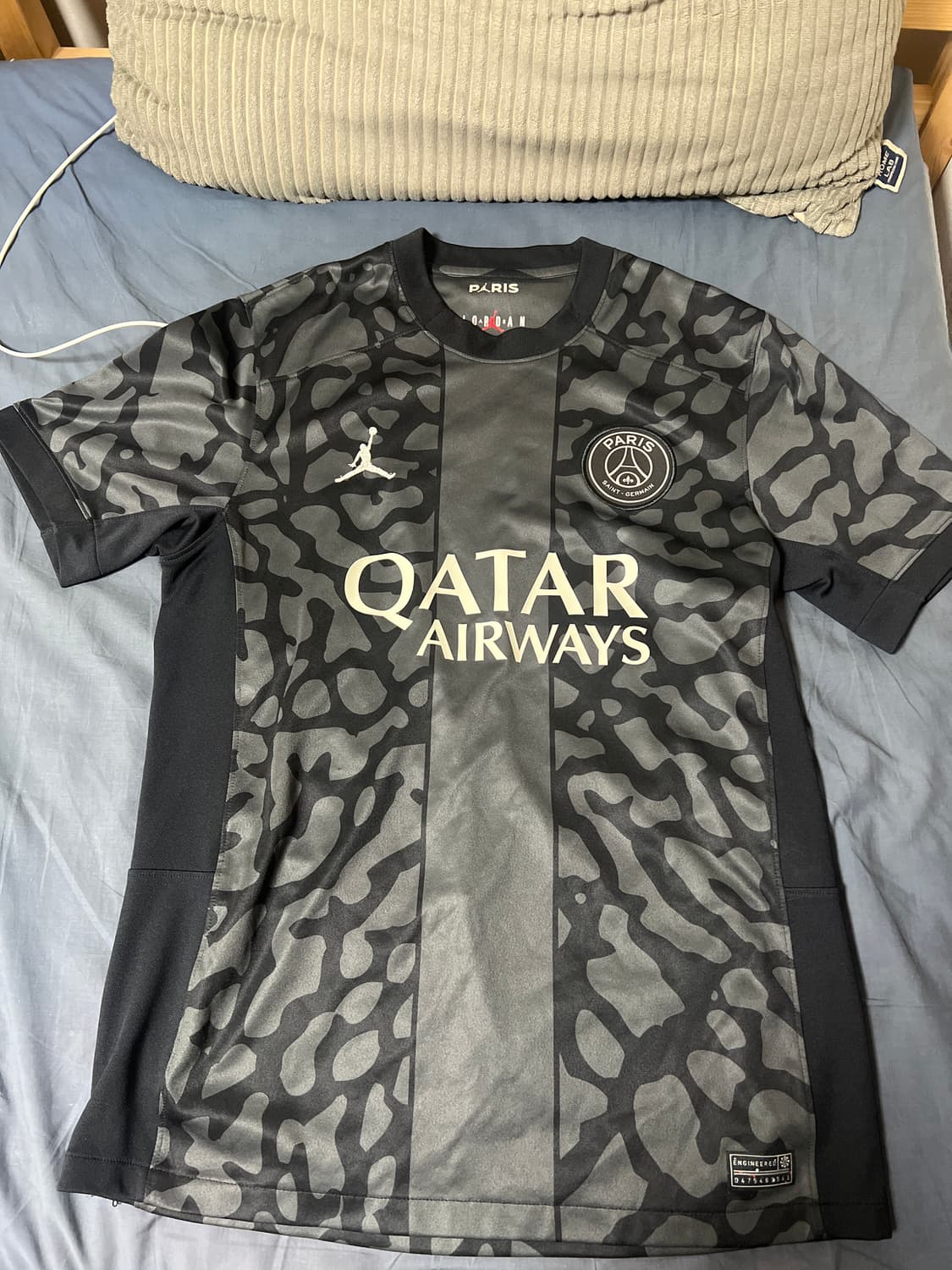 파리생제르망 23-24 4TH 축구 유니폼 블랙 상품이미지1