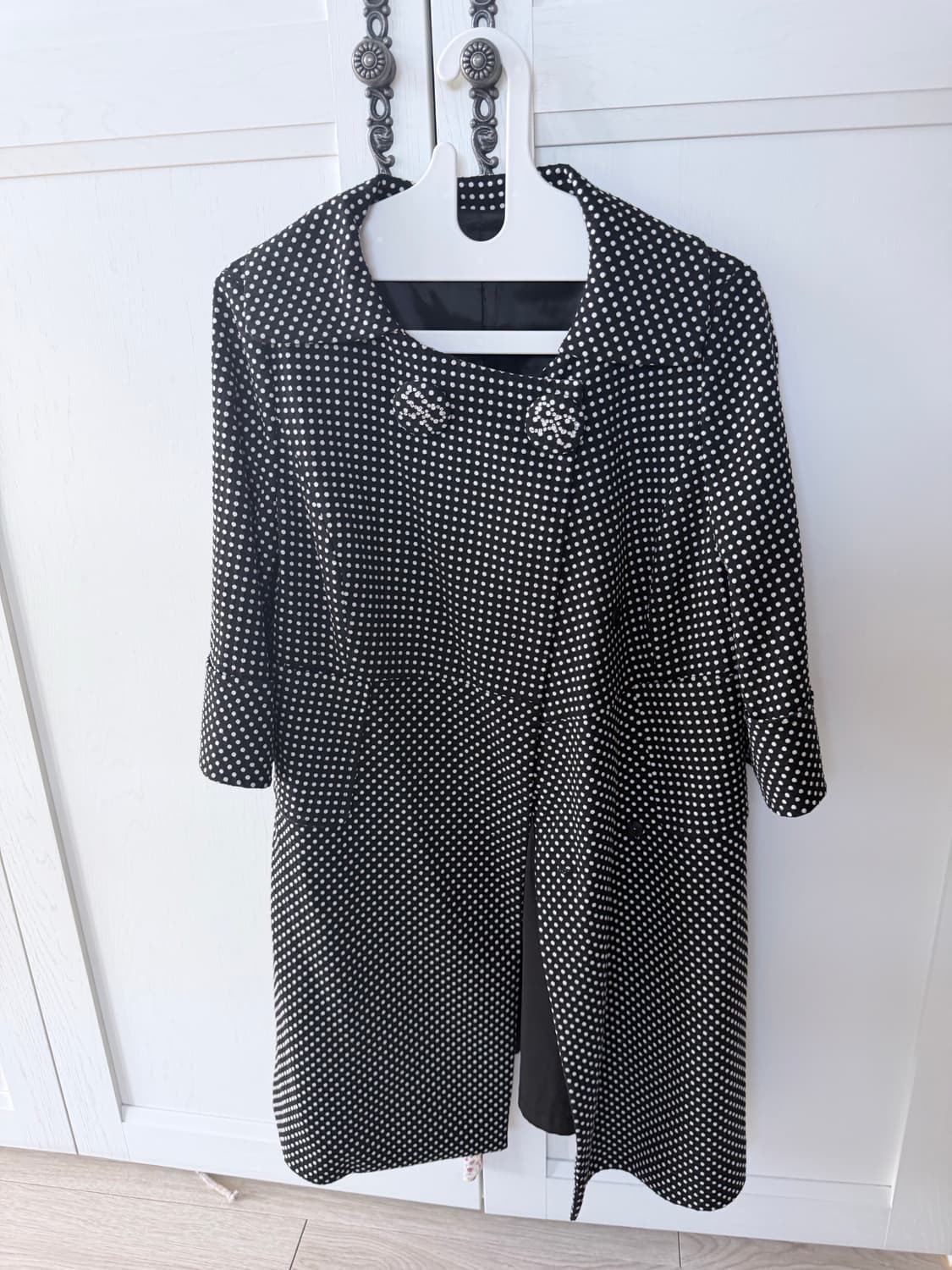 리본 도트 자켓 상품이미지1