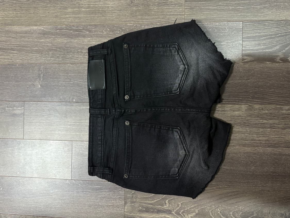 Odor Vintage raw shorts in black 1사이즈 상품이미지3