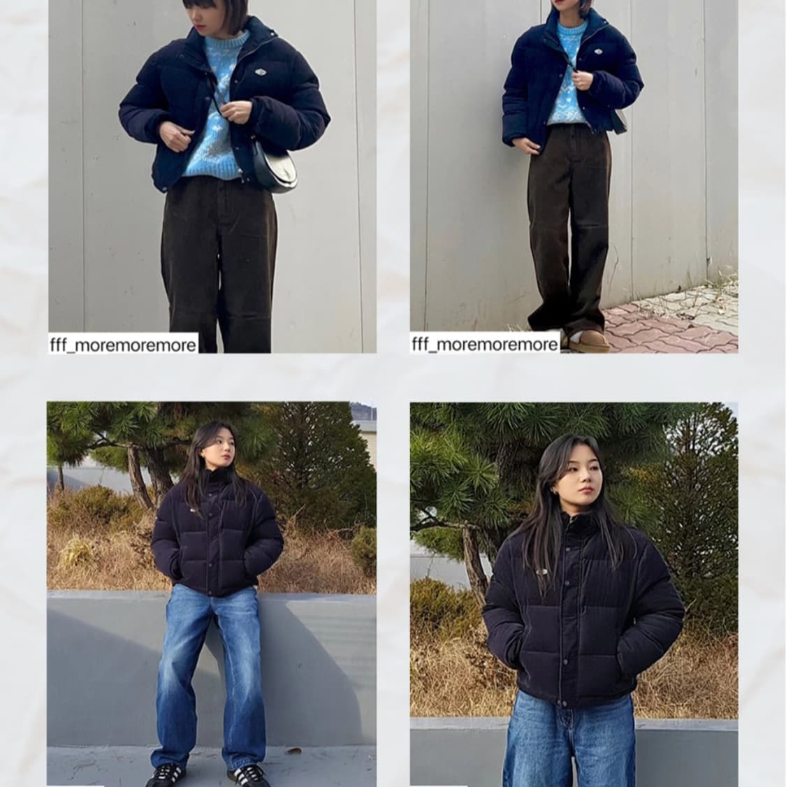 틸아이다이 덕다운 데어 코듀로이 점퍼 패딩 오리털 상품이미지3