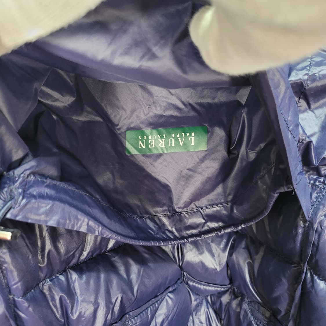 랄프로렌 다운 퀄팅 경량 롱패딩 자켓 M사이즈 상태최상 상품이미지6