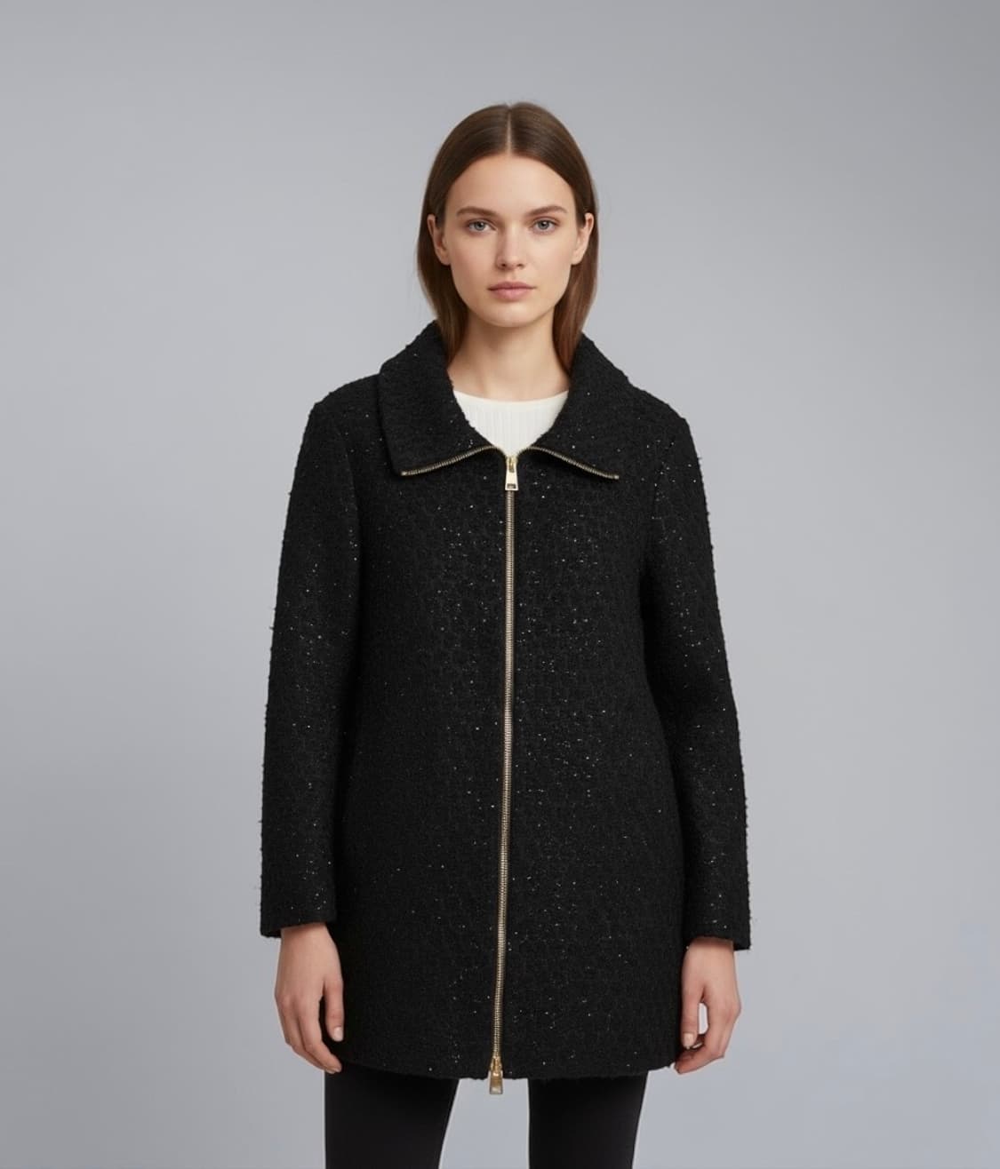 42/ 에르노 트위드 스팽글 구스다운 코트 패딩 상품이미지1