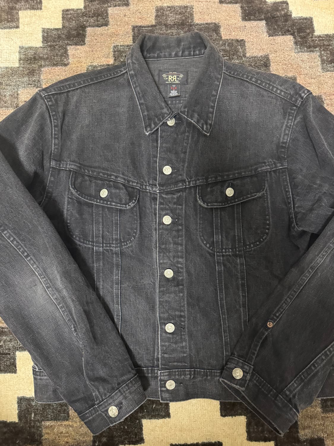 RRL 더블알엘 271 흑청 자켓 미국산 XL 사이즈 상품이미지1