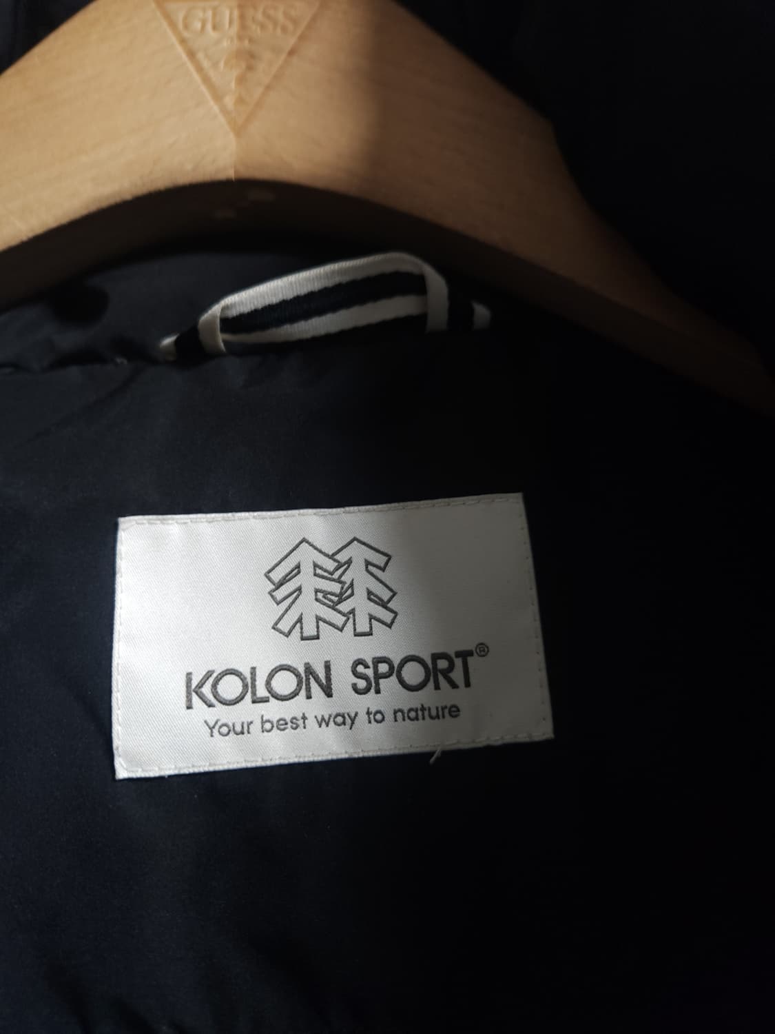 코오롱 구스다운 롱패딩, L 상품이미지3