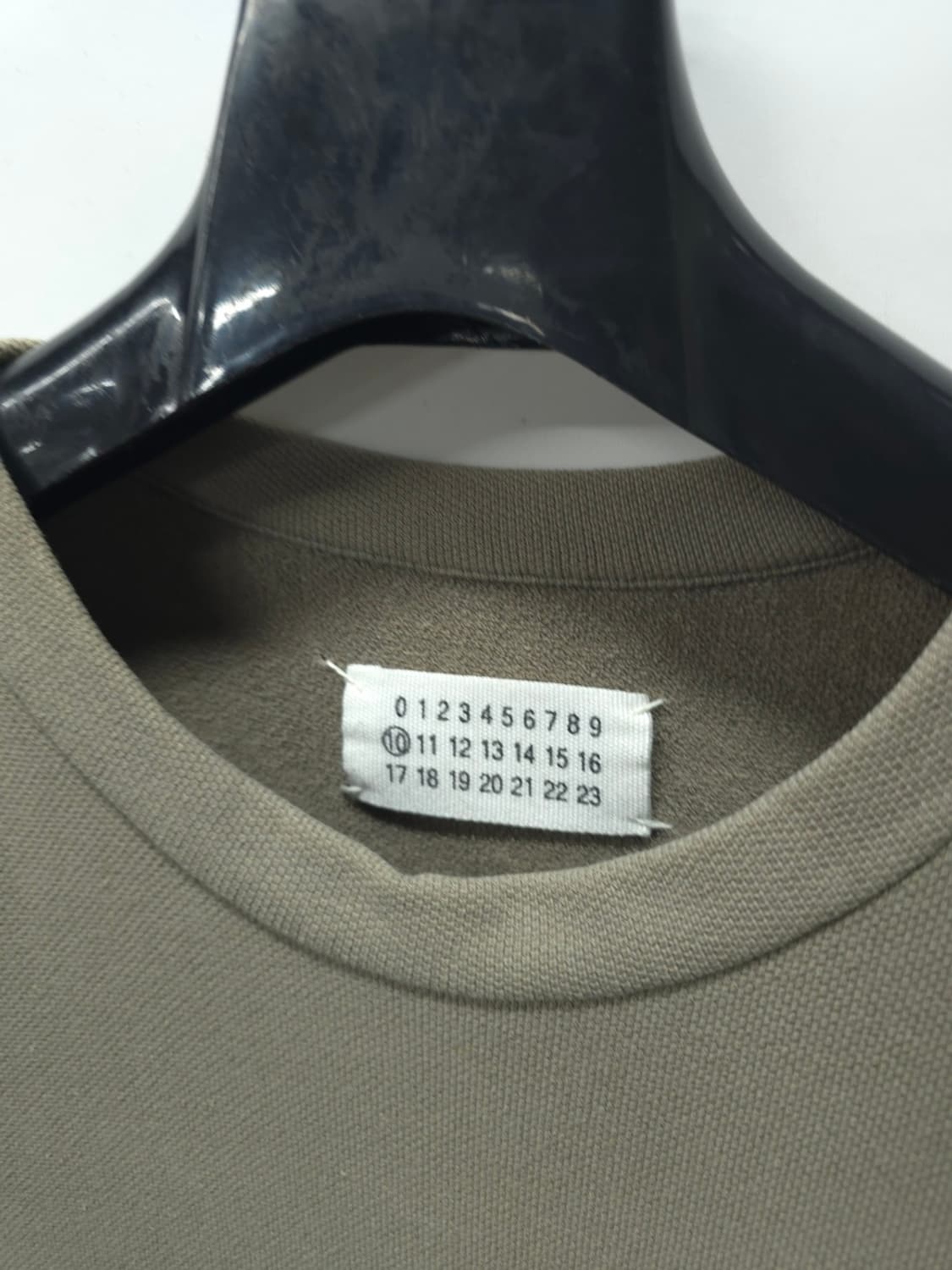 메종마르지엘라 4스티치 컷오프 반팔 니트 티셔츠(95) 상품이미지5