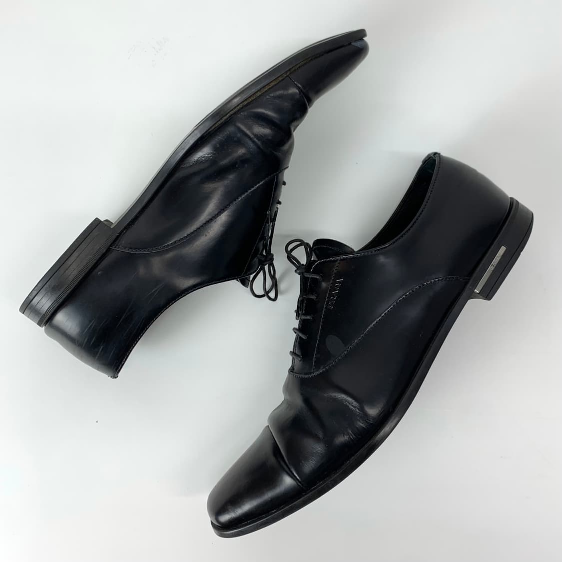 프라다 레더 더비 슈즈 상품이미지3