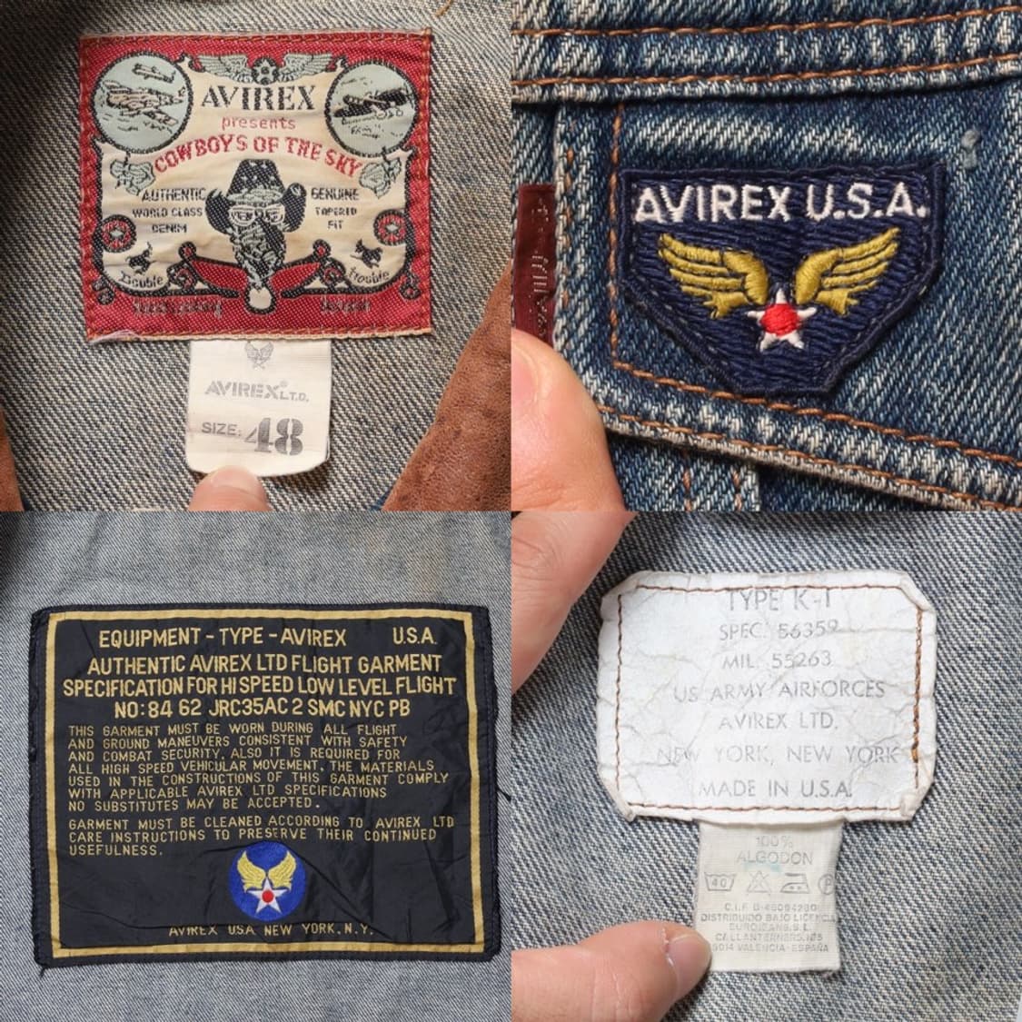아비렉스 90’s AVIREX Denim Trucker Jacket    상품이미지9
