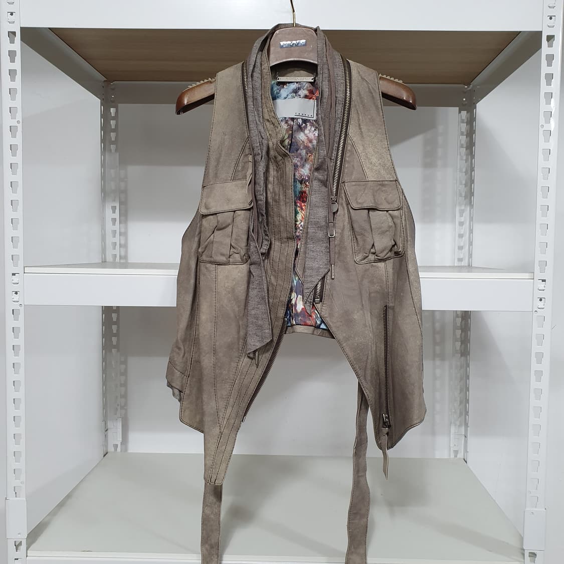 Tankus 그런지 램스킨 양가죽 베스트 조끼 상품이미지2