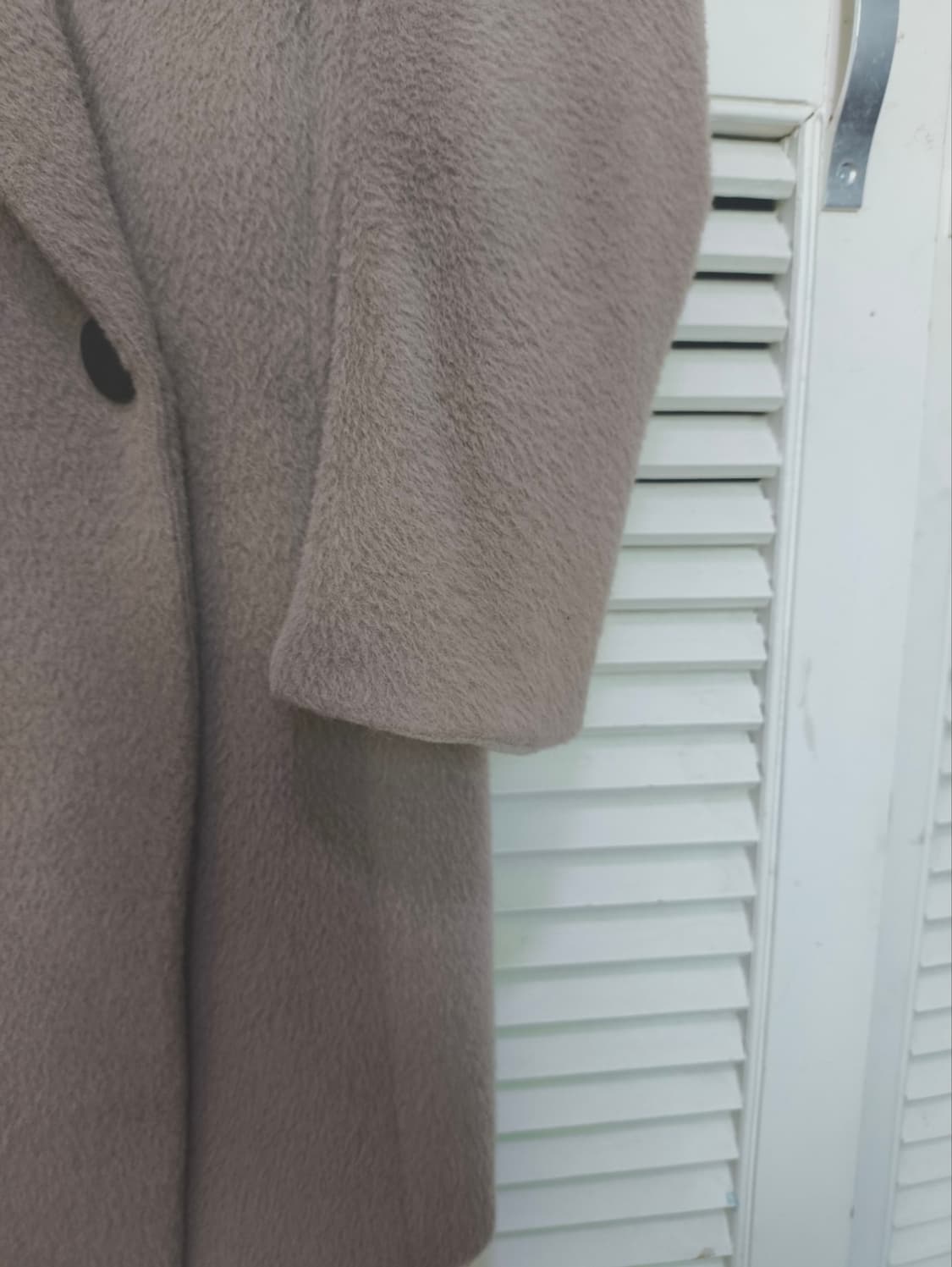 82 한섬 시스템 양모 라마 코트 상품이미지3
