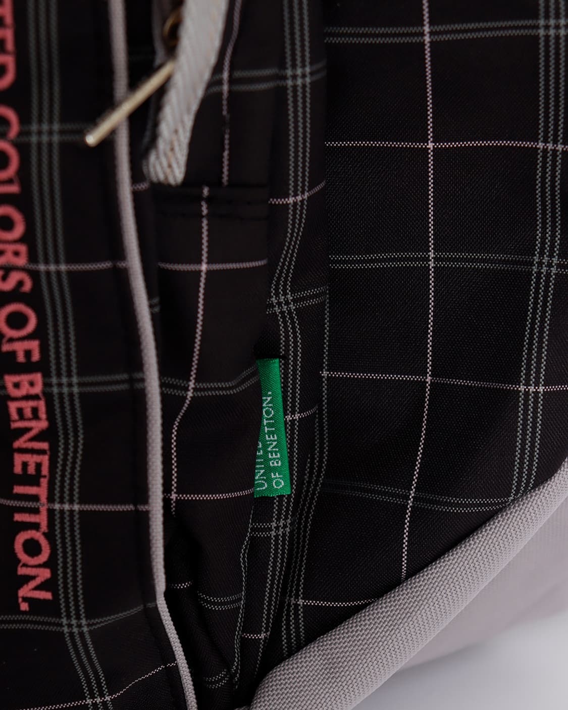 [BENETTON] 체크 패턴 데일리 백팩 상품이미지4
