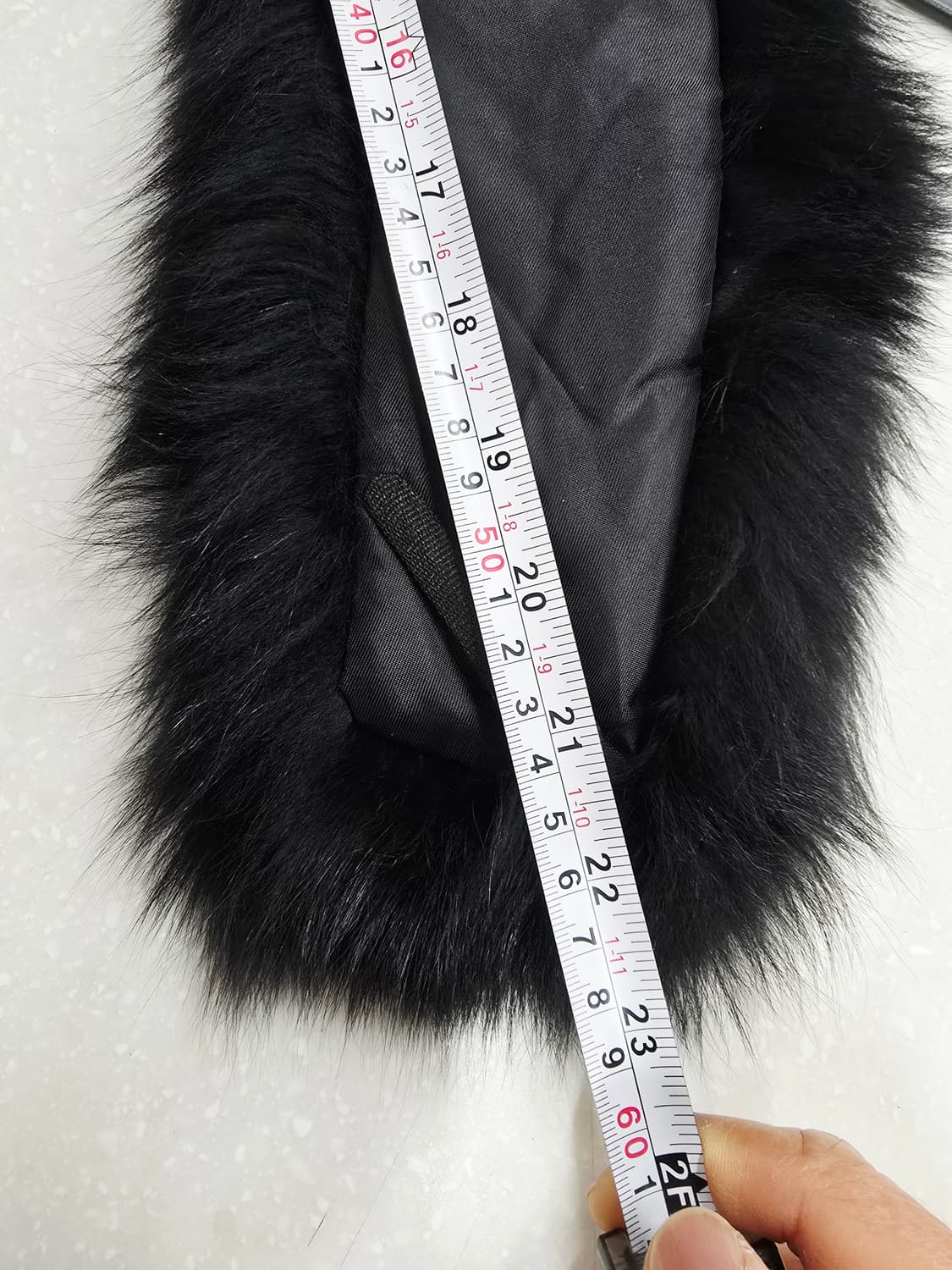 블랙 폭스 털 목도리 워머 상품이미지7