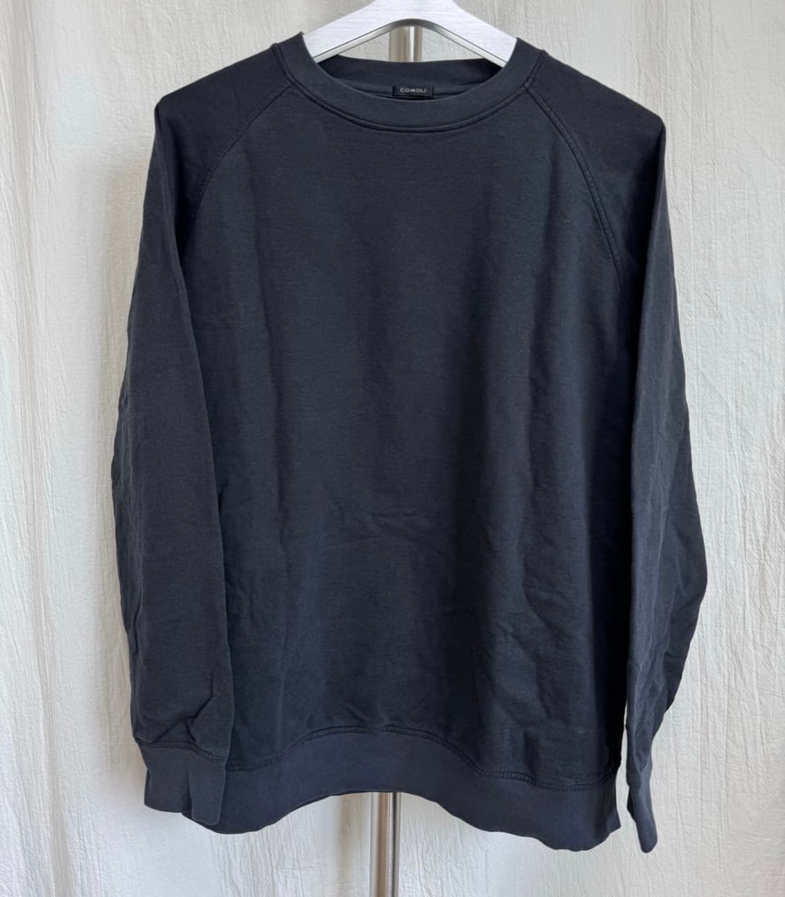 Comoli Sweatshirt Black 19aw 상품이미지1