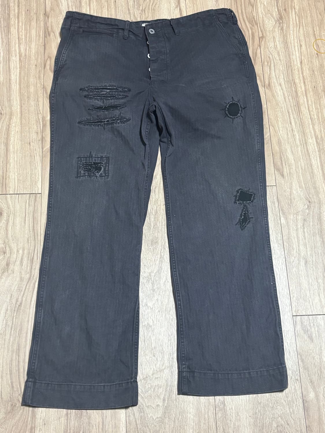 XL)피어스 HBT 데미지 치노 상품이미지1