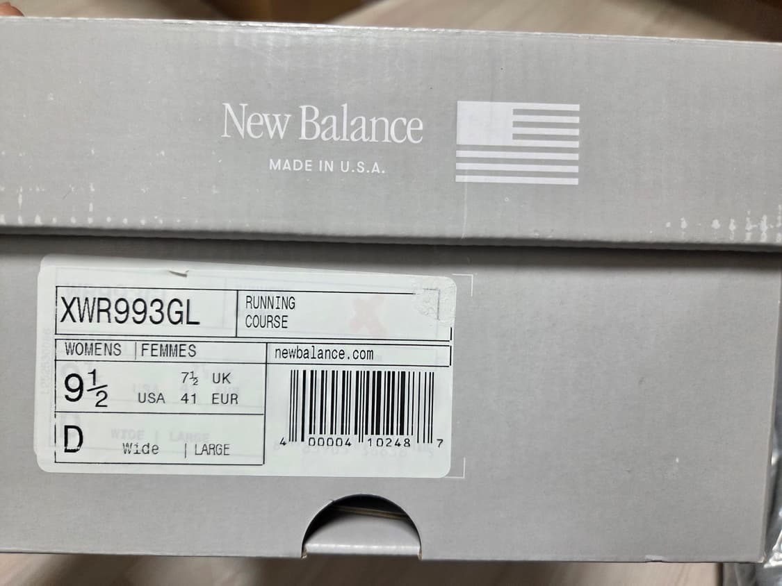 (W) 뉴발란스 993 메이드 인 USA - 그레이 팝니다. 상품이미지4