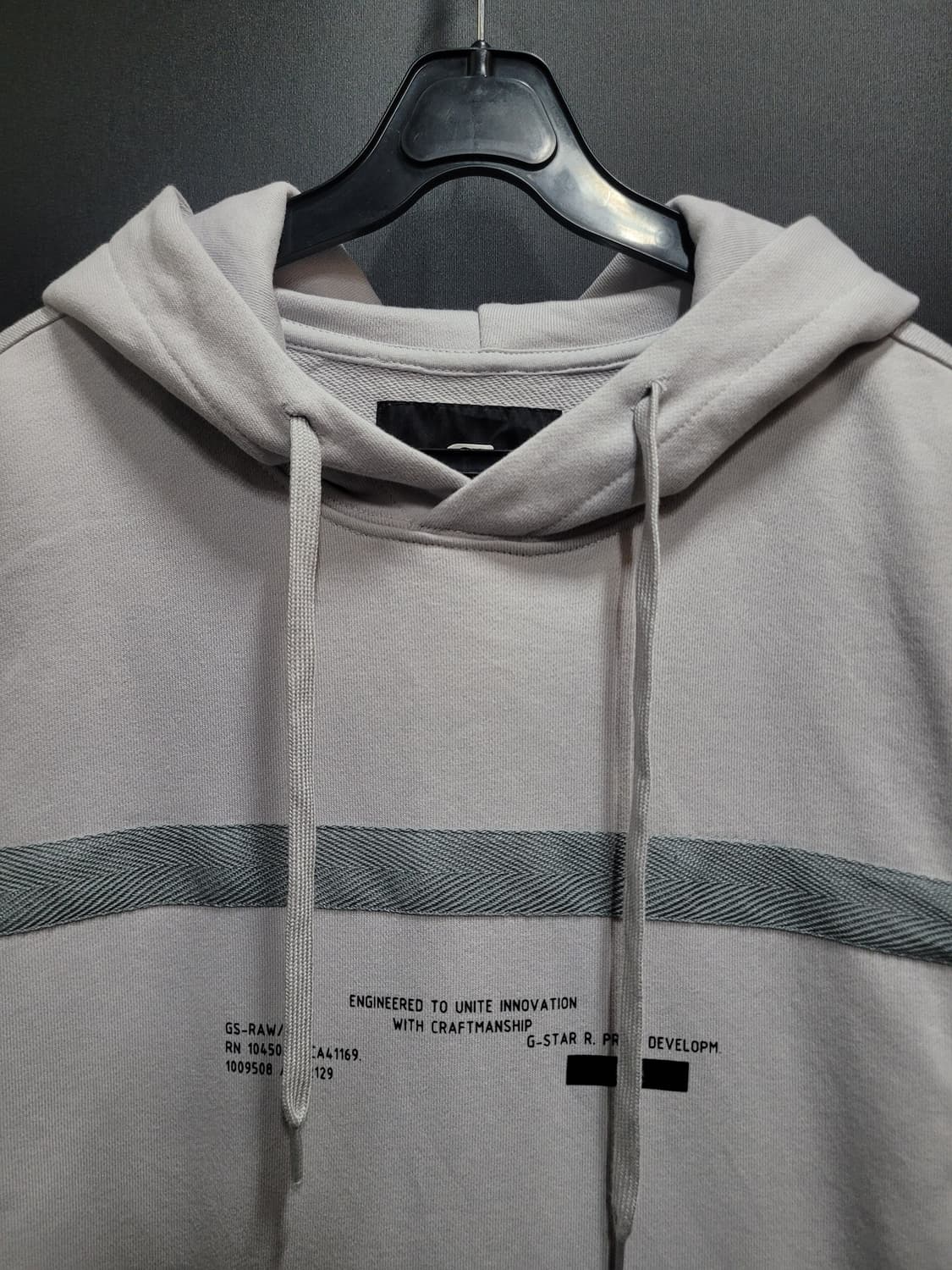 G-STAR RAW Unisex Tape Hooded Sweater 상품이미지2