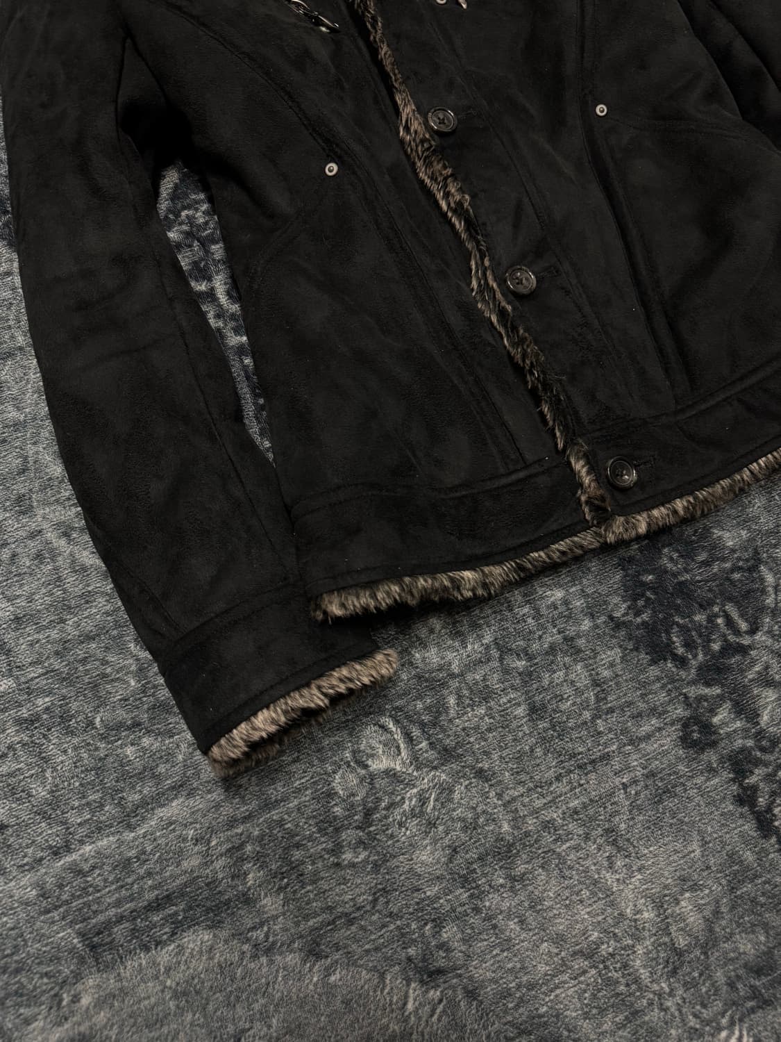 Nicole club for men trimming fur jacket 상품이미지4