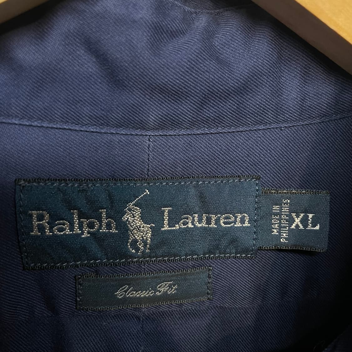 폴로 랄프로렌 네이비 긴팔 셔츠 상품이미지4