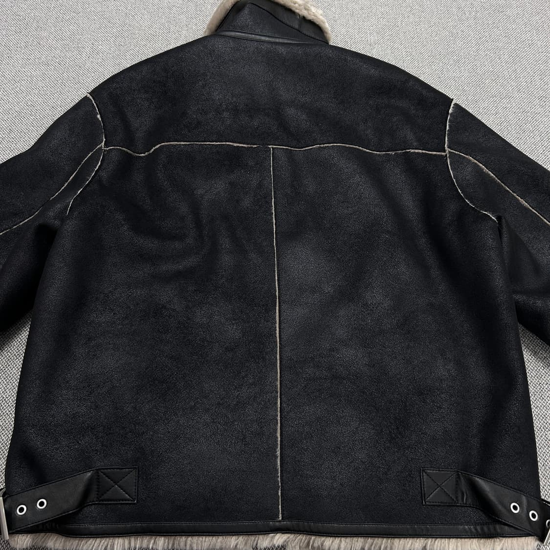 드로우핏 스웨이드 라인 무스탕(L) 상품이미지6