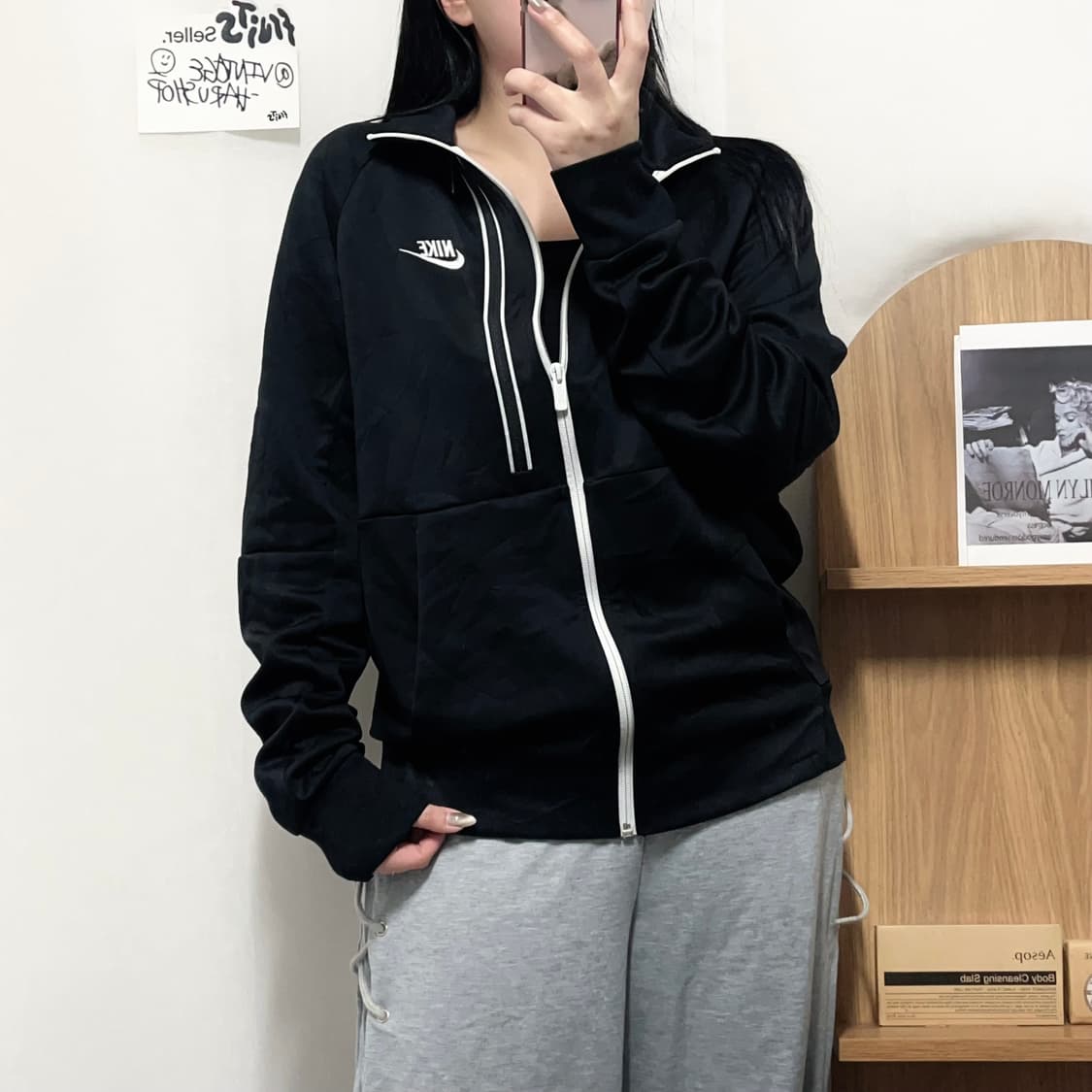 [정품]  나이키 블랙 푸츄라 져지 [ M ] 상품이미지1