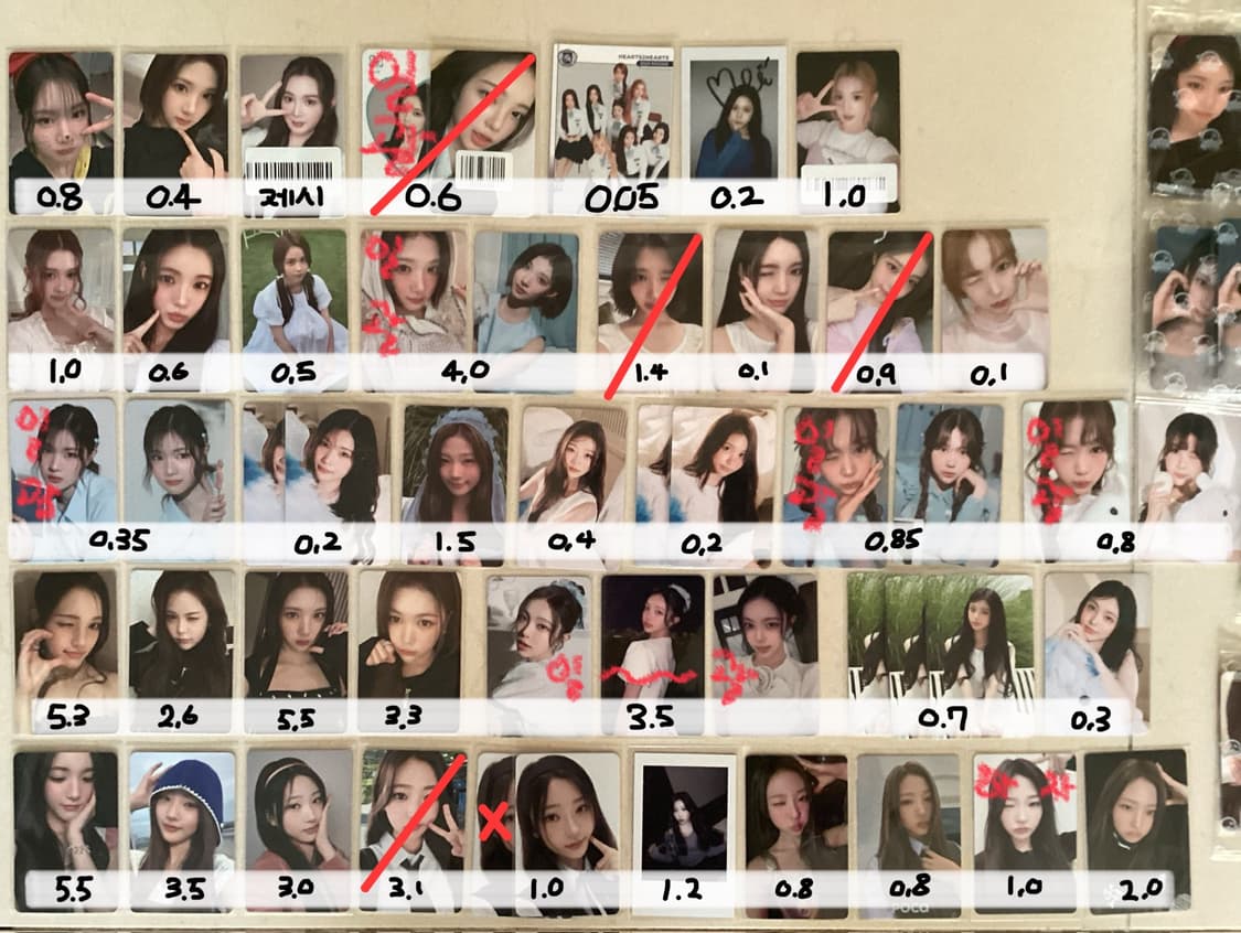 더있음) 하츠투하츠 포카 판매 양도 상품이미지1