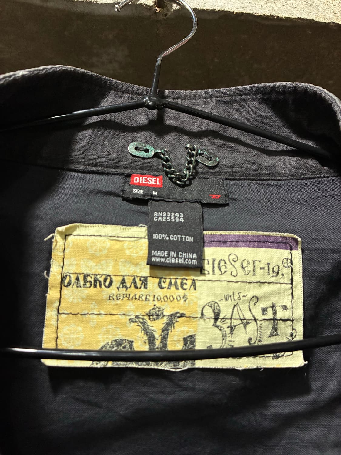 Diesel 디젤 코튼 라이더 자켓 상품이미지3