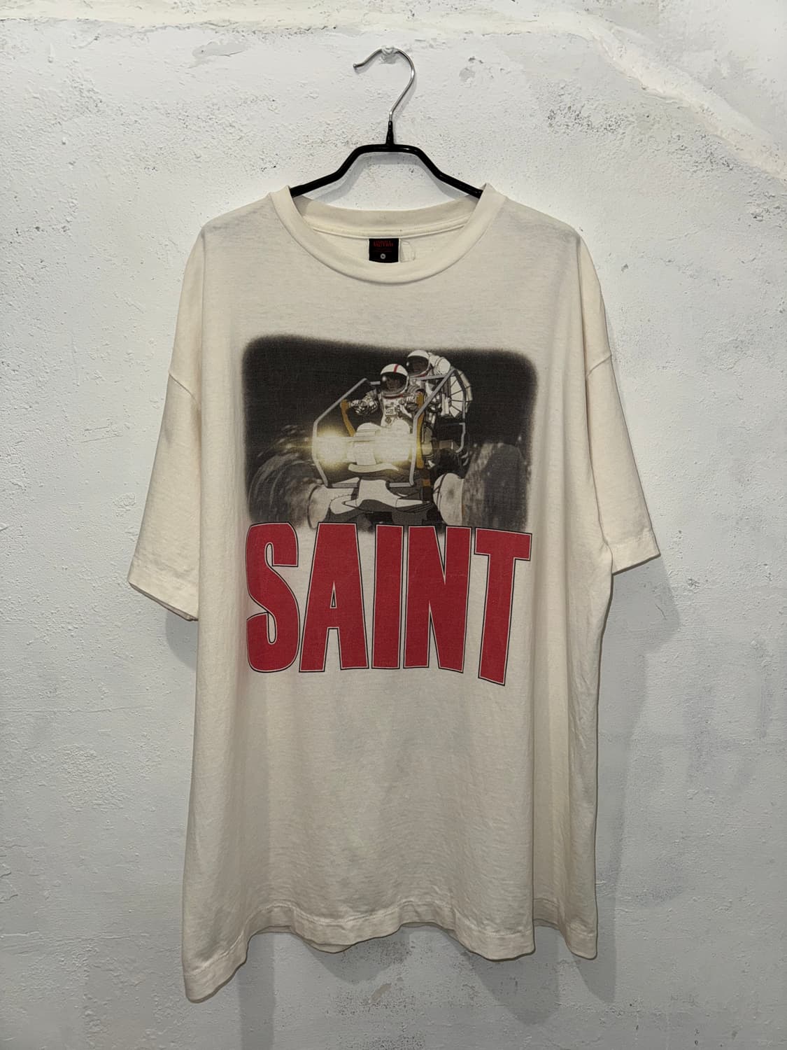 세인트 마이클 x 프리덤 숏슬리브 티셔츠 화이트 - 24SS 상품이미지1