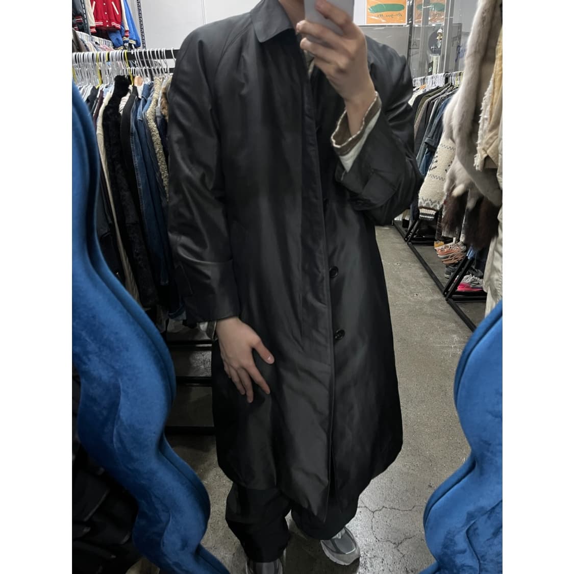 발렌시아가 퓨어실크 트렌치코트 상품이미지3