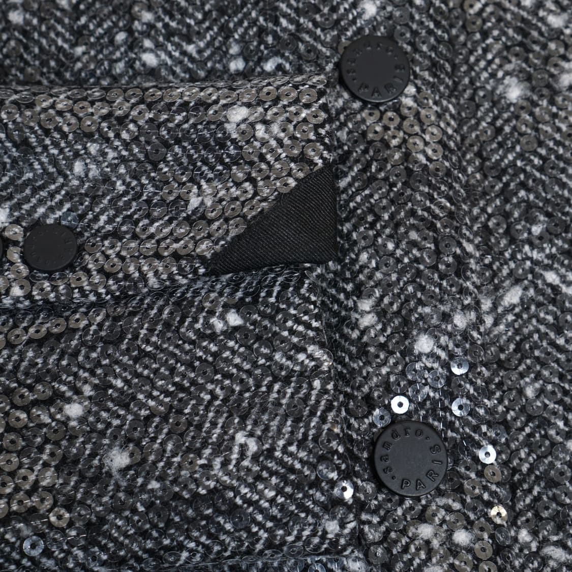 산드로 트위드 시퀸 자켓 상품이미지8