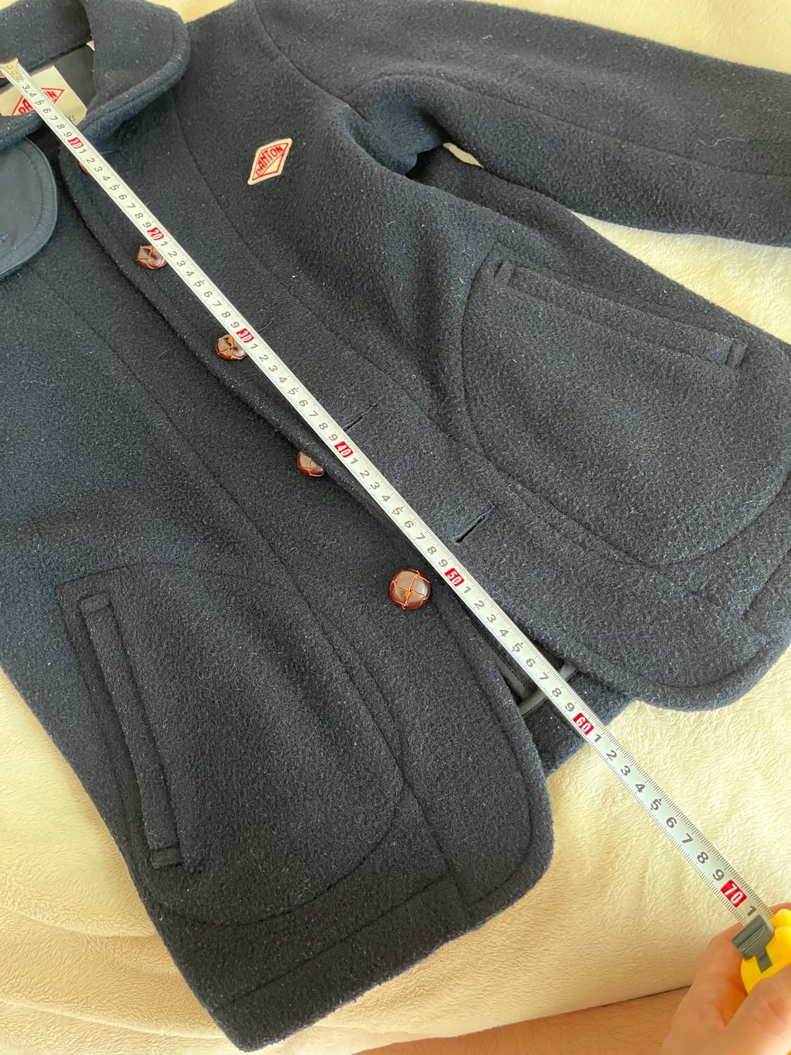 단톤 울자켓 36 네이비 상품이미지9