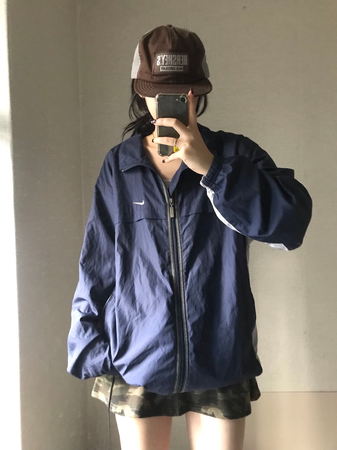 나이키 00s 네이비 바람막이 상품이미지4